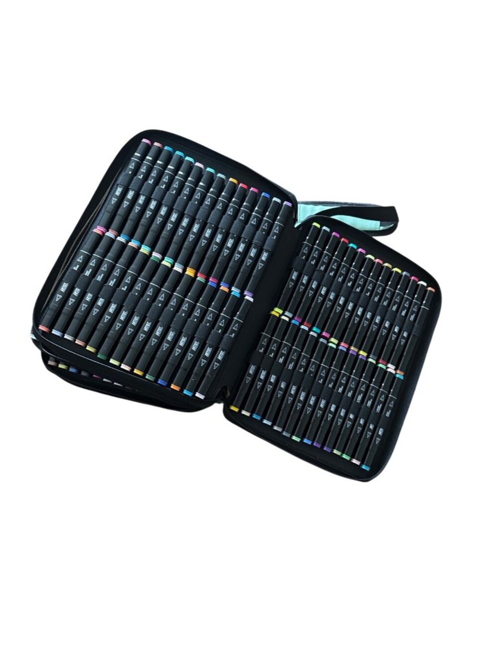 224 Dual-Tip Art Markers Set With Carrying Case - Alcohol-Based Ink - Vibrant Co - Picture 5 of 9